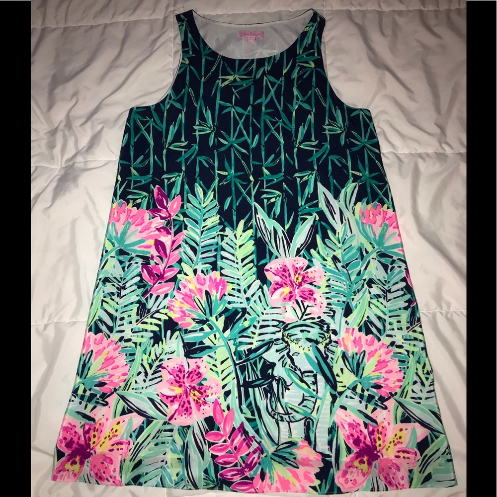 Lilly Pulitzer Jackie Silk Shift Dress NWOT